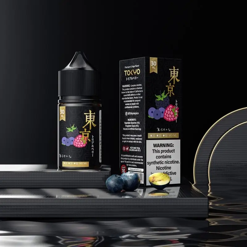 Triple berries by TOKYO GOLDEN series 30ml bottle