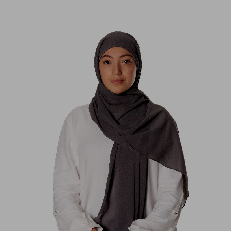 Georgette Chiffon - Dark Grey