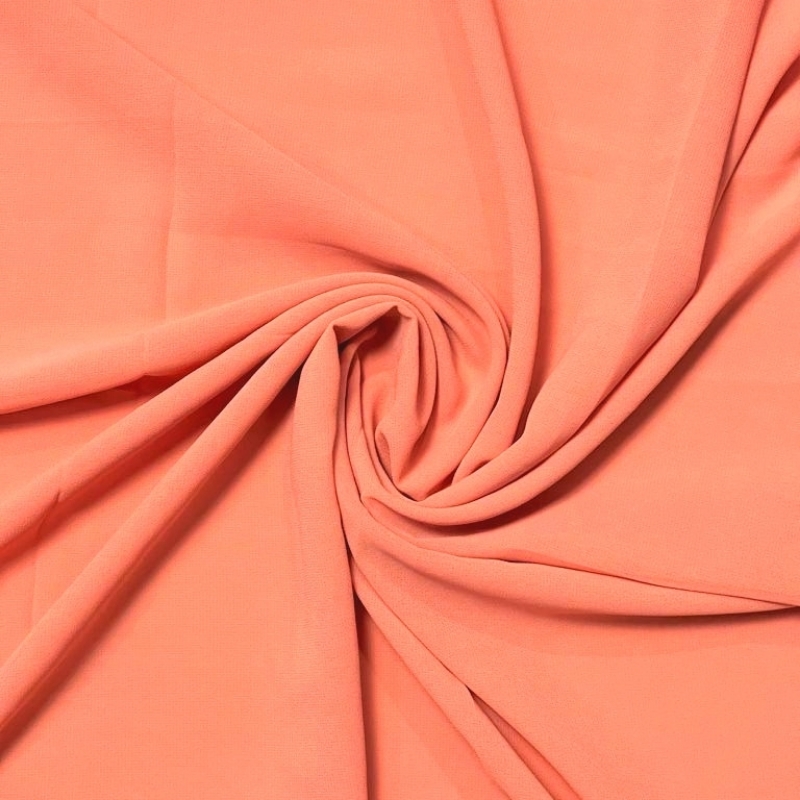 Georgette Chiffon - Neon Peach