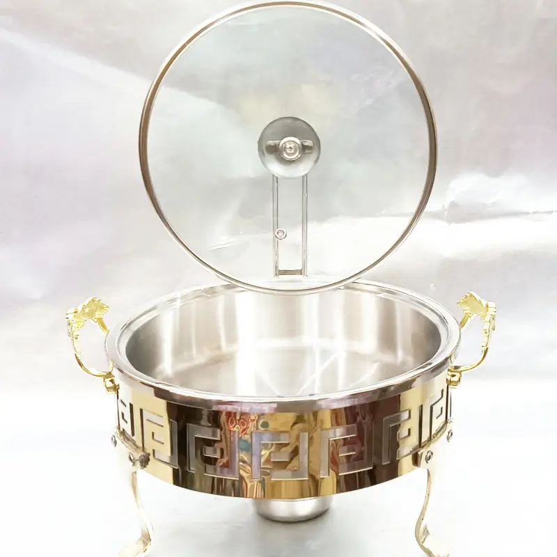 Stainless Steel Shahi Serving Dish Pot
