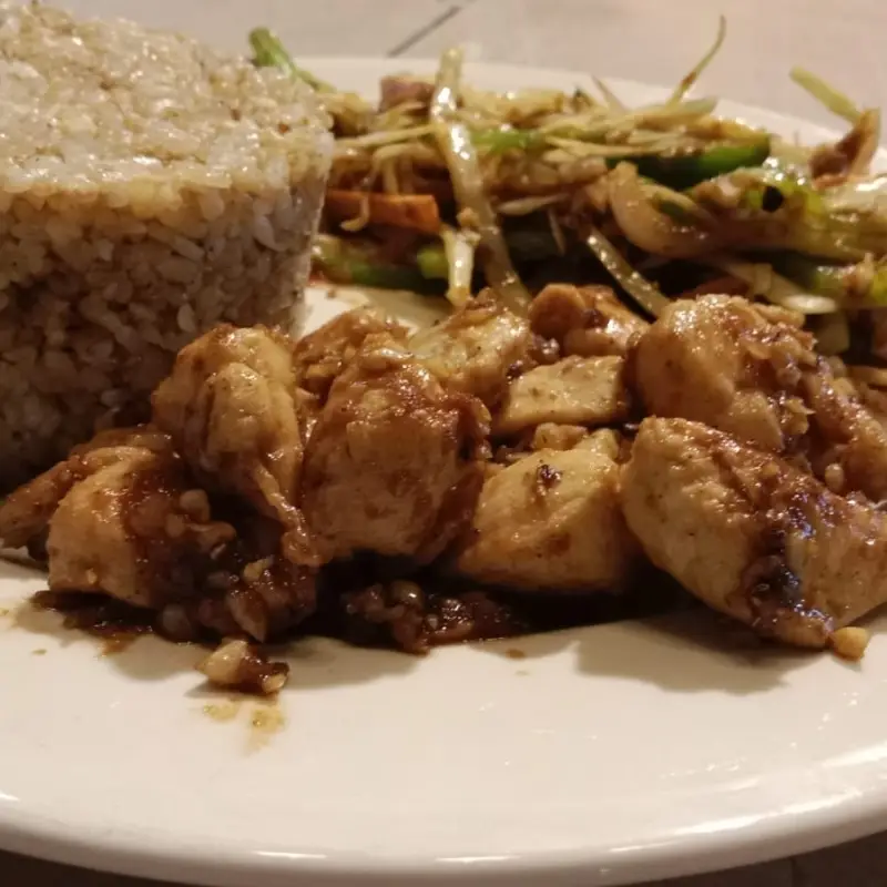 Chicken Teppanyaki with Garlic Rice