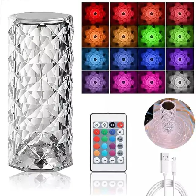New Unique Style Crystal Diamond Table Lamp