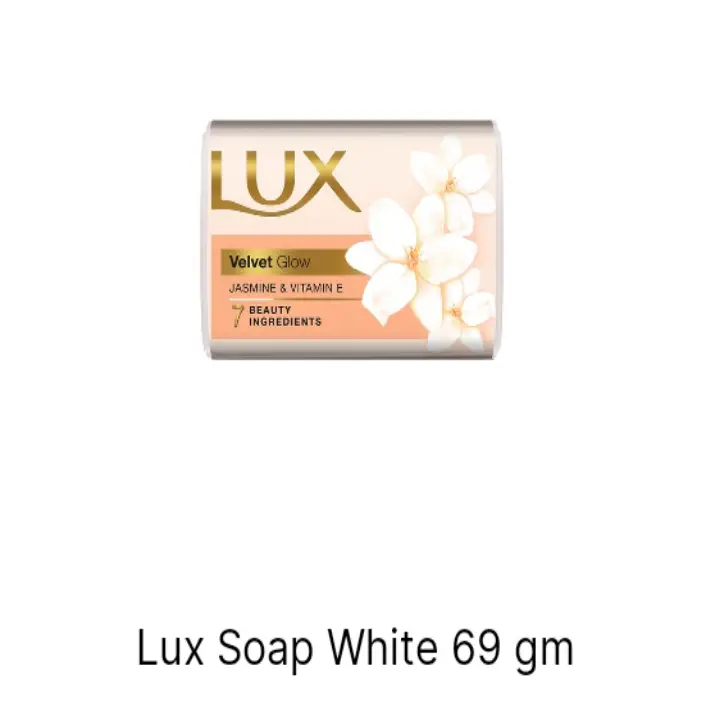 Lux soap white 69gm
