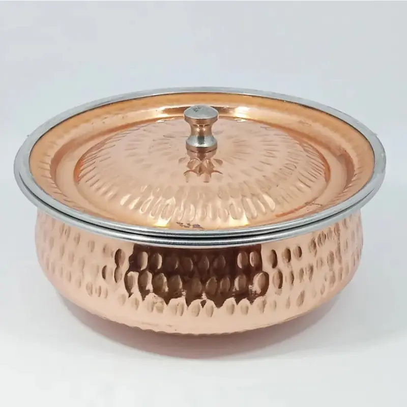 Copper Casserole Serving  Pot
