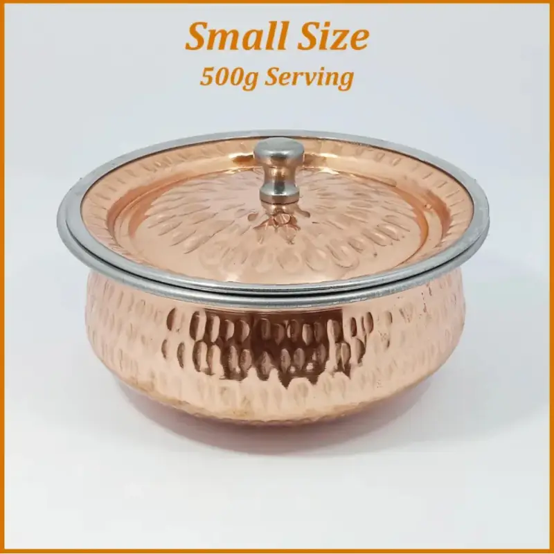 Copper Casserole Serving  Pot