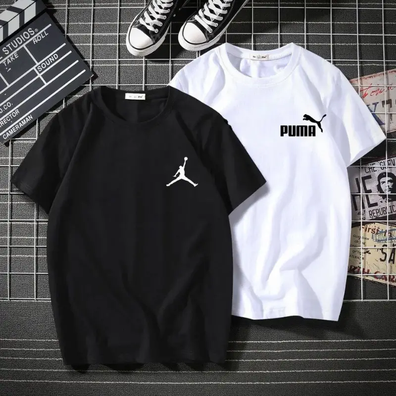 Pack Of 2 Printed T-Shirt Premium Quality Fabric T-Shirt For Men