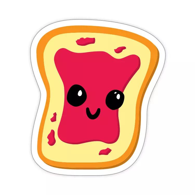 Bread n Jam Strawberry Sticker