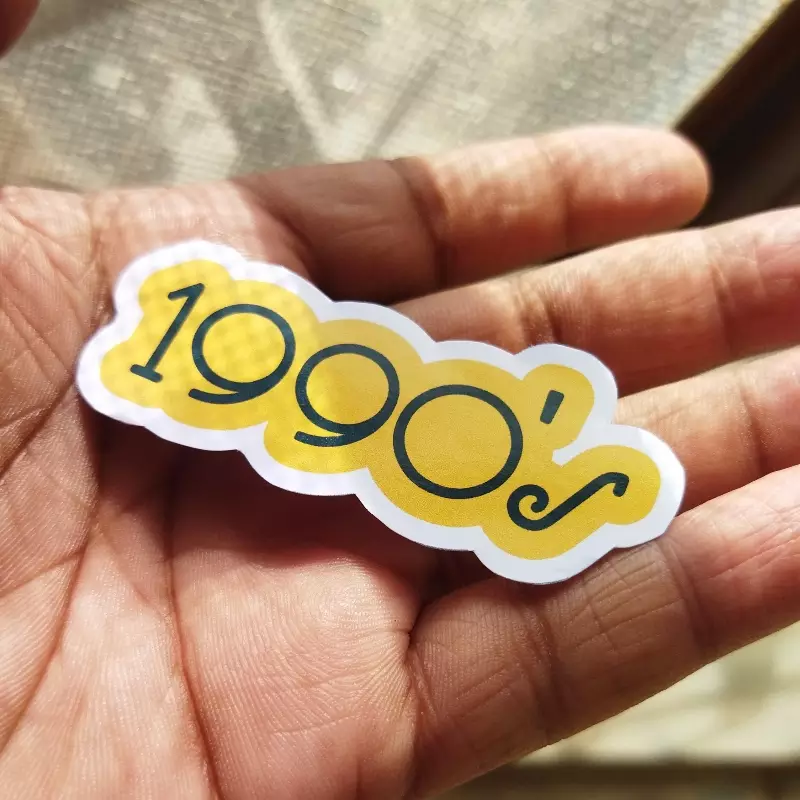 1990s Sticker