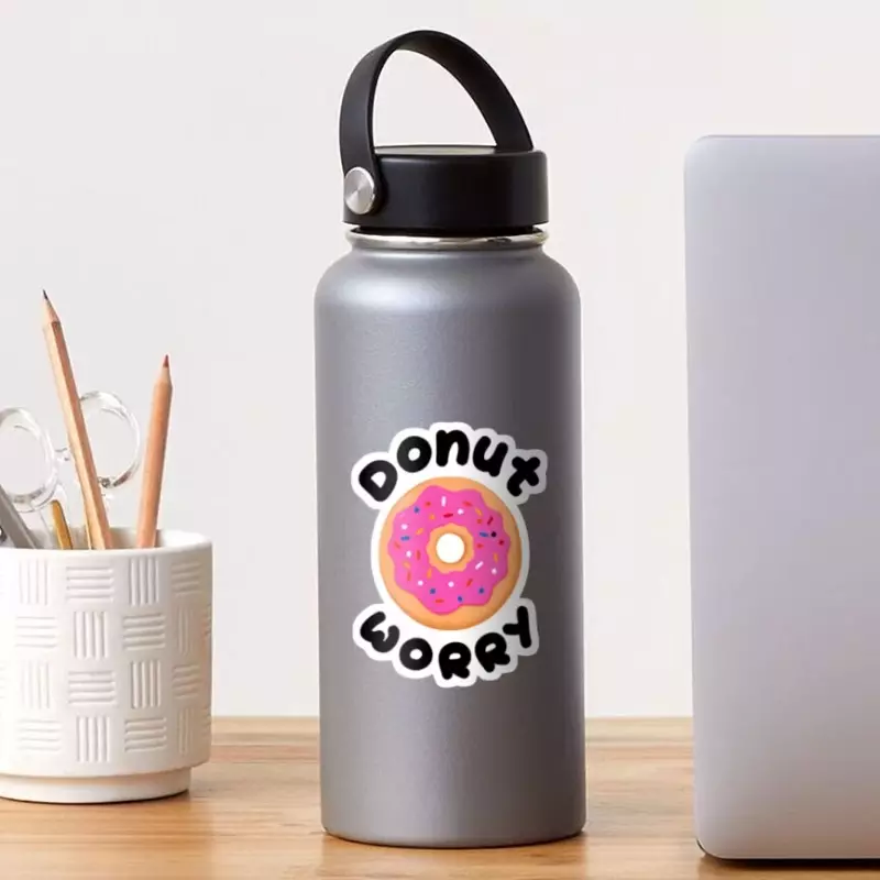 Donut Worry Sticker