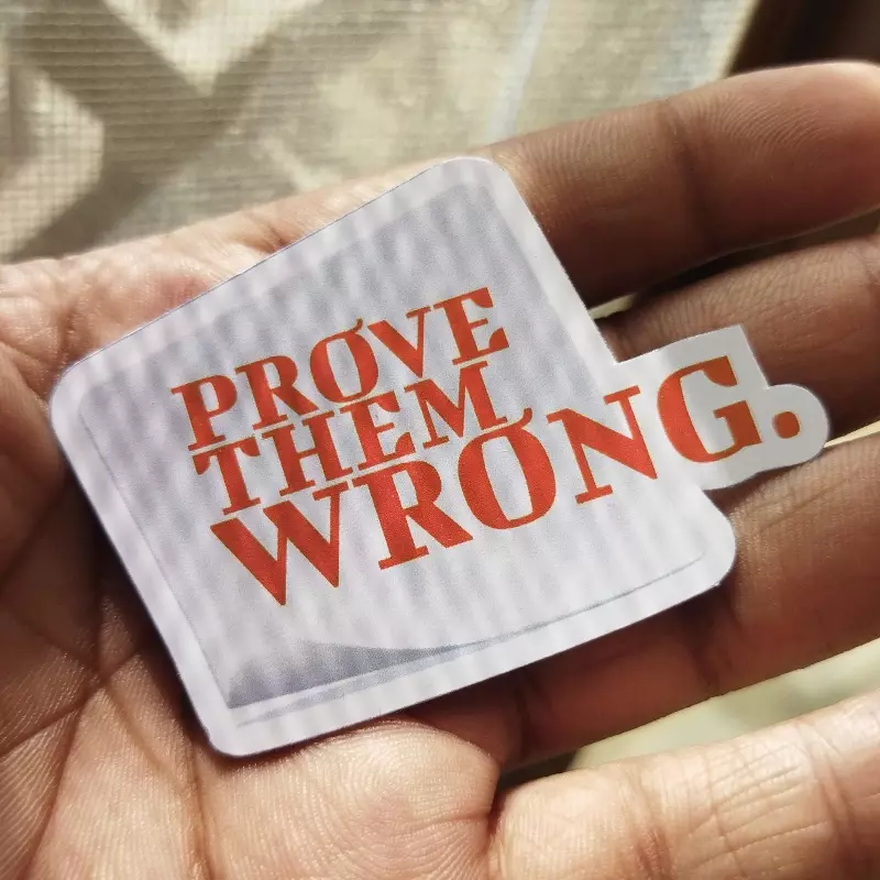 Prove Them Wrong Sticker