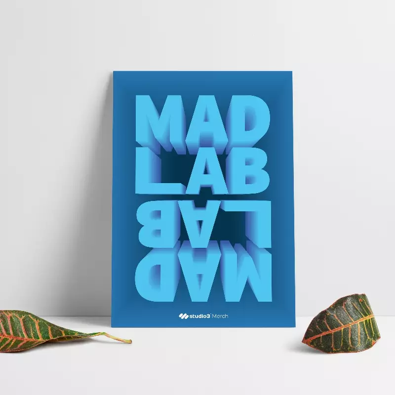 MadLab A4 Poster Sticker