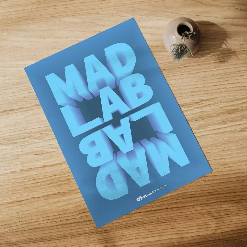 MadLab A4 Poster Sticker