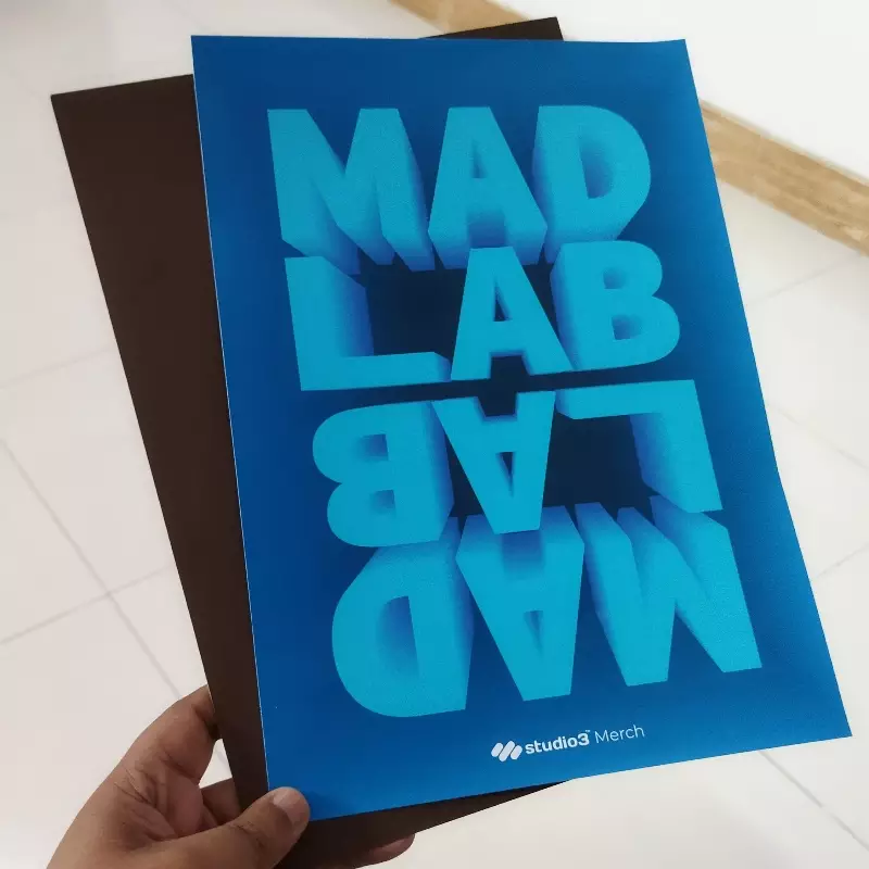 MadLab A4 Poster Sticker