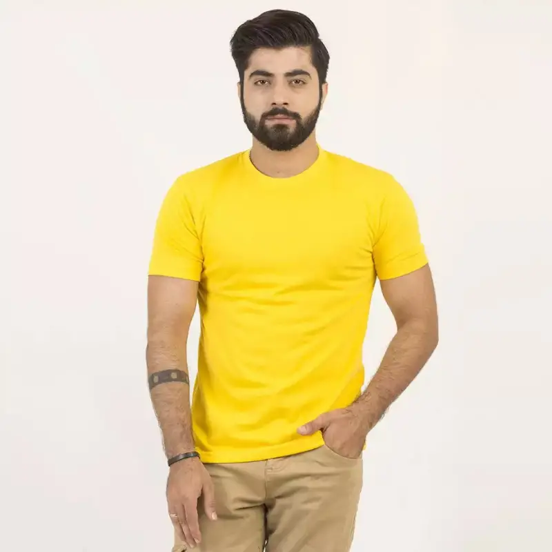 Basic White Round Neck Best Quality T-Shirt For Men