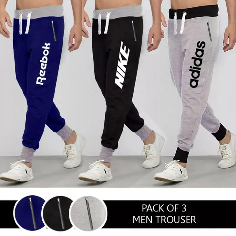 Pack of 3 Hot Summer Stylish Different Printed Trouser For Men