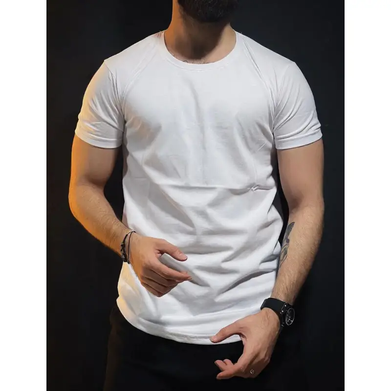 Men's Plain T-Shirt White
