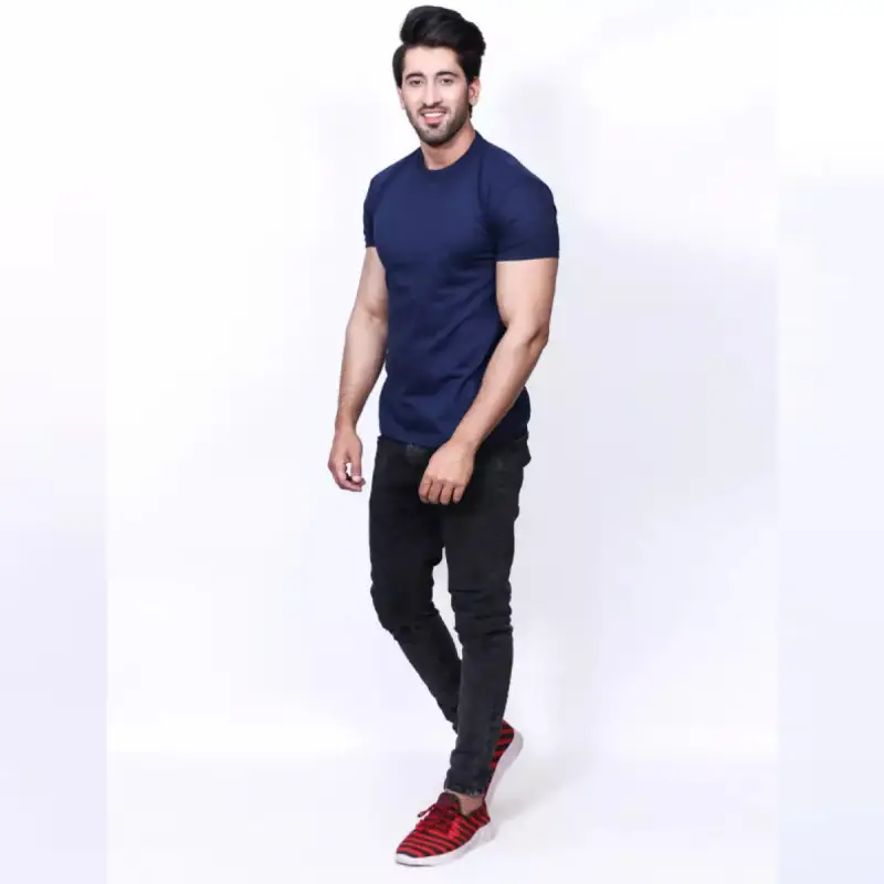 Basic Premium Quality Round Neck T-Shirt For Men