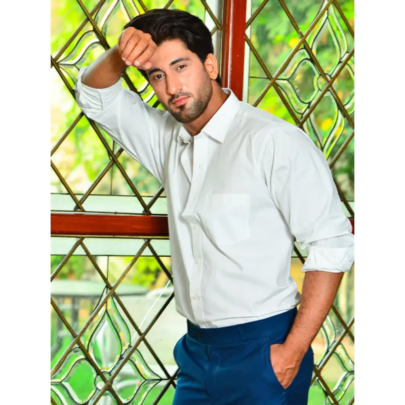 Formal Dress Shirts for Men Premium OFF White