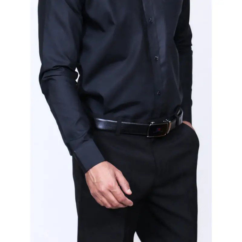 Formal Dress Shirts for Men Premium Black