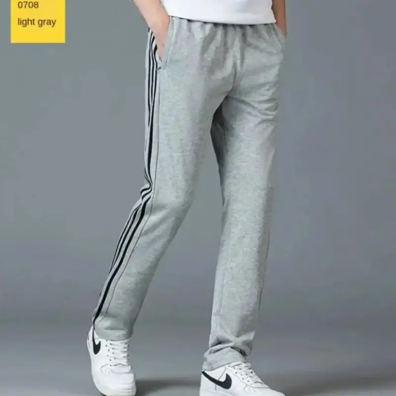 Light Grey Trousers For Men Summer Season Sport Gym Trouser