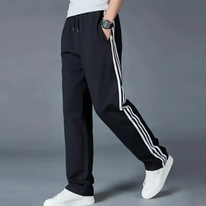 Black Trousers For Men Summer Season Sport Gym Trouser