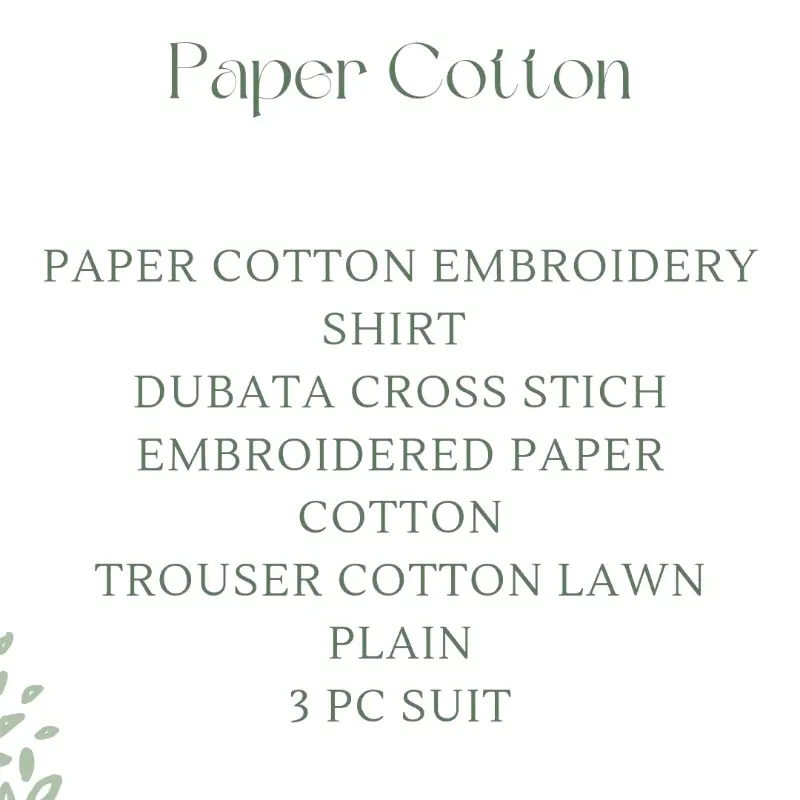 Paper Cotton