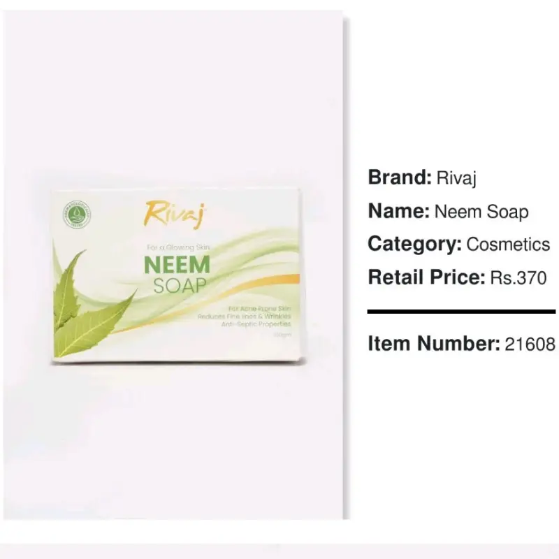 Rivaj uk Neem Soap