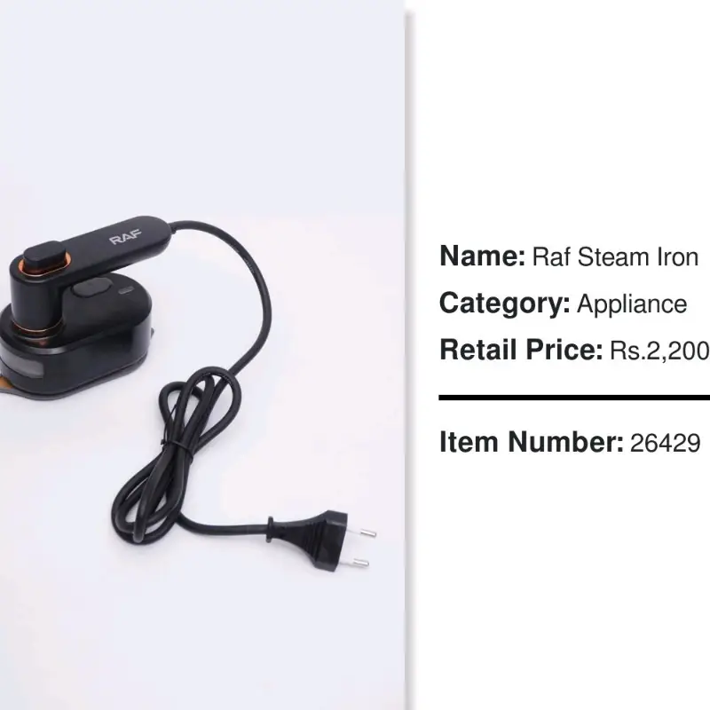 RAF Steam Iron