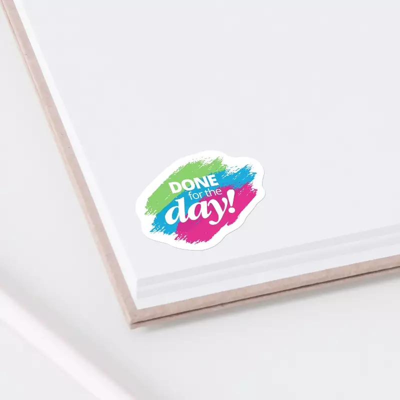Done for the Day Sticker