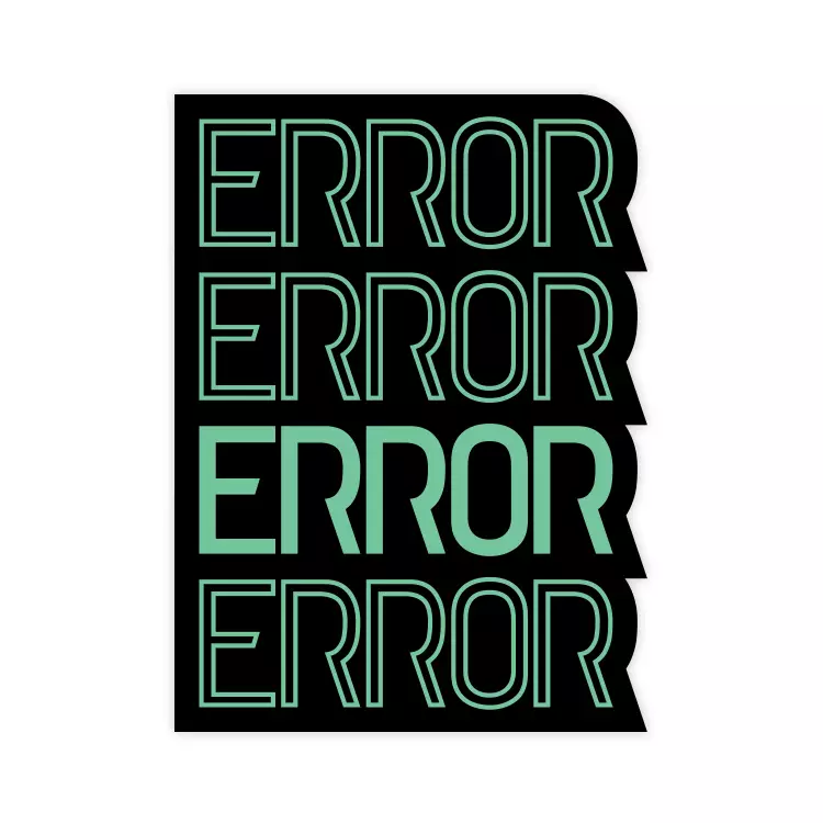 Error Sticker