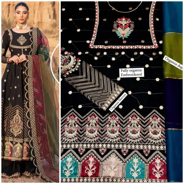 Lawn Suit 3pc Fabric Lawn(unstitched)CL4777