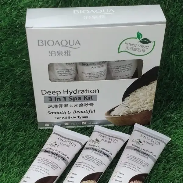 Bio Aqua Rice Kit ( 3 In 1 Spa Deep Cleaning Kit ) HB4772