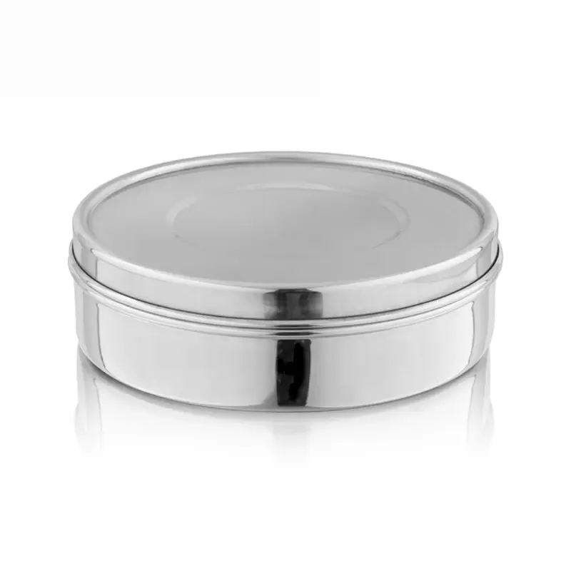 Storage Box Flat Shape Stainless Steel