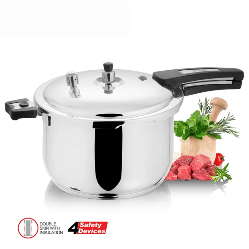 Alpha Stainless Steel Pressure cooker Durable Three Layers Base Bottom