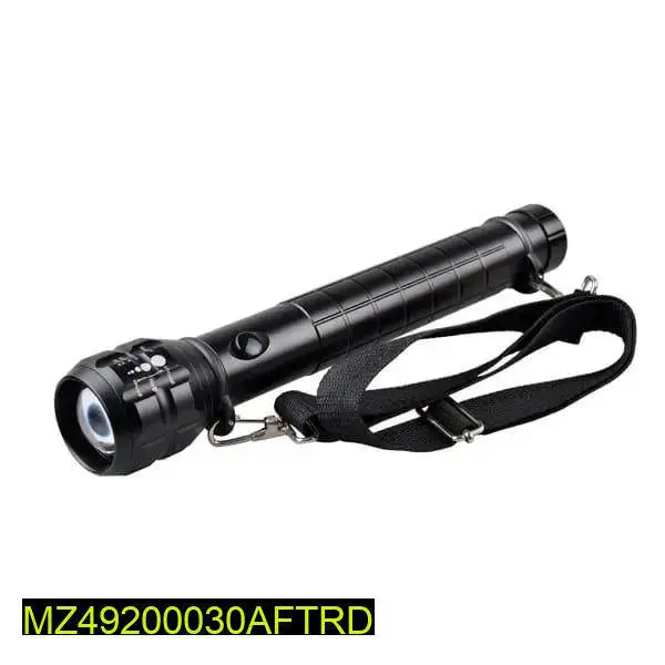   Material: Aluminium Alloy
  Case Color: Black
  Size 303 x 54 x 39mm
  Weight: 303g
  LED Source 1 x Cree XR-E Q5
  Brightness: 300lm
  Max Output: 3W Powerful Light
  Lighting Modes: High Low / Strobe Light
  Working Distance: 100 Meter
  Battery: 3D B