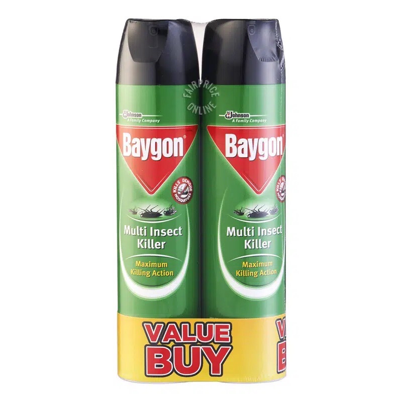 Bundle Of 2 Baygon Multi Insects Killer 400ml.