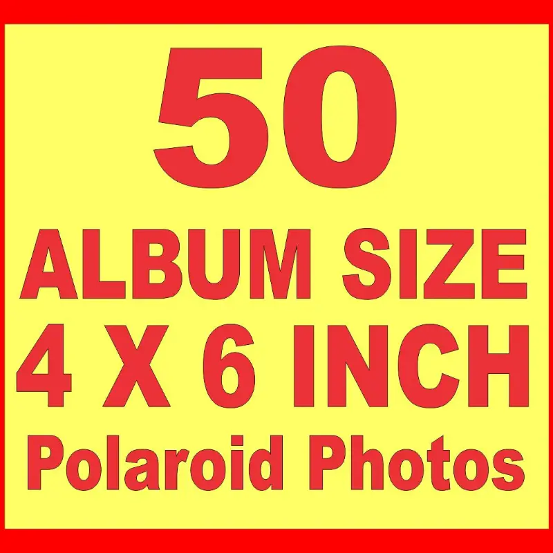 Big / Album Size Polaroid Pictures