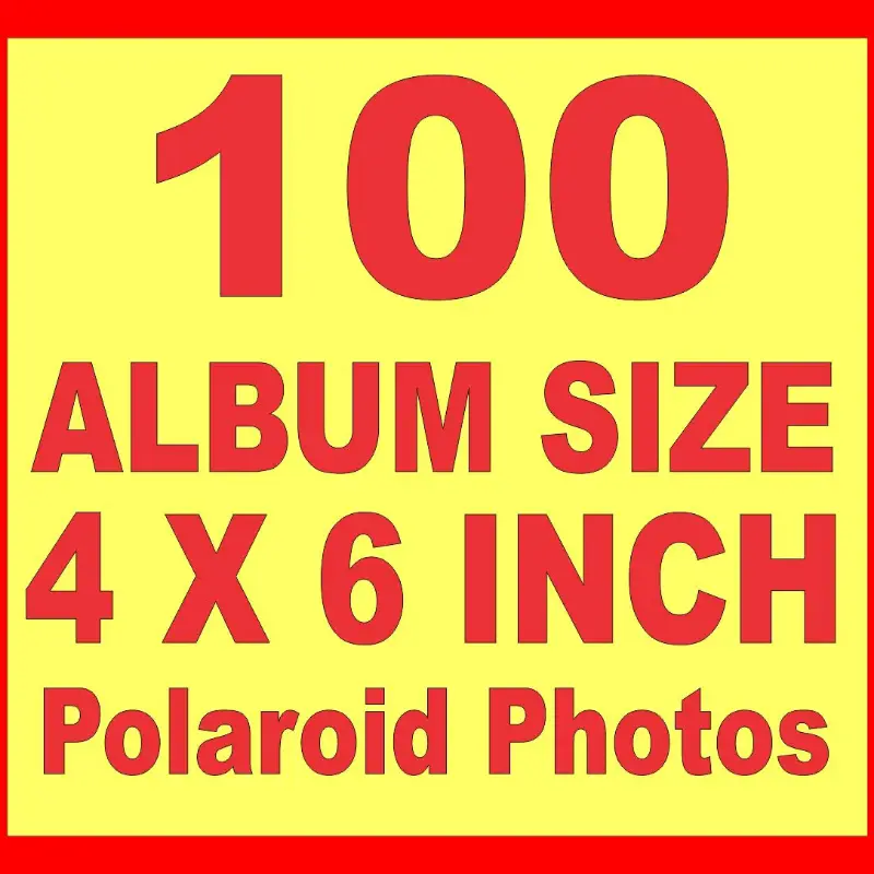 Big / Album Size Polaroid Pictures
