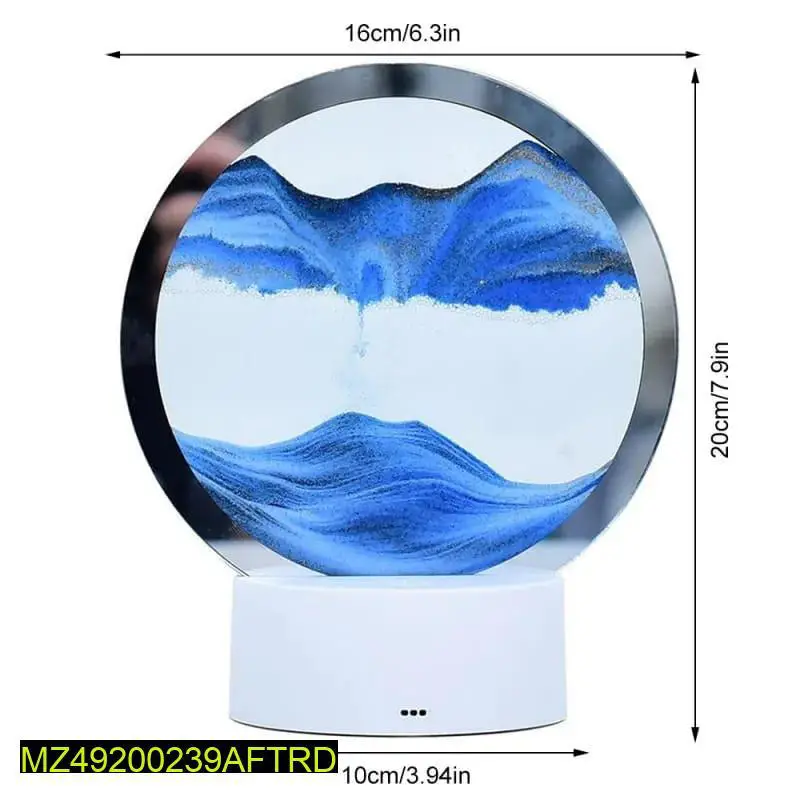 16 colour RGB Sand Art Lamp