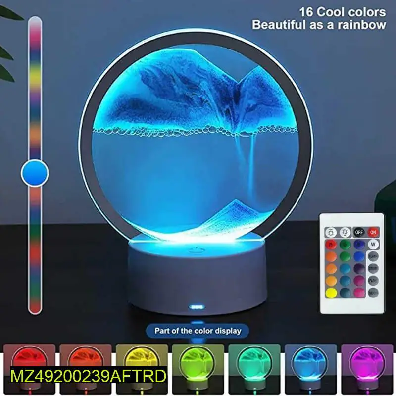 16 colour RGB Sand Art Lamp
