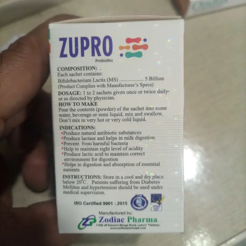 SATCHE  ZUPRO       (  PROBIOTIC )