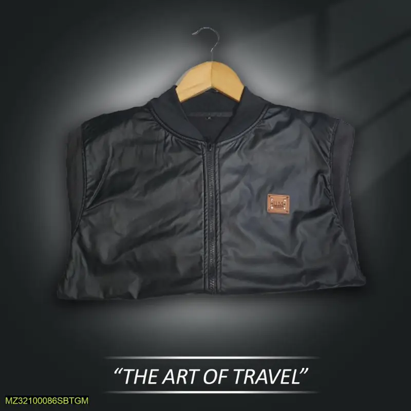 Men's Stitched Rexine Jacket