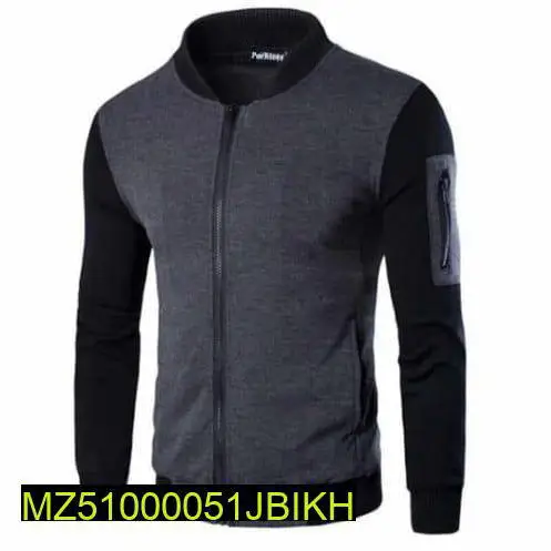 Men's zipper Bomber jacket
