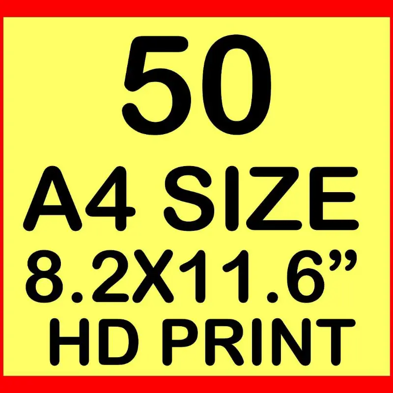 A4 Size Print