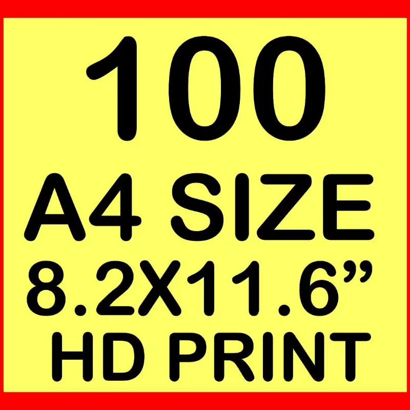 A4 Size Print