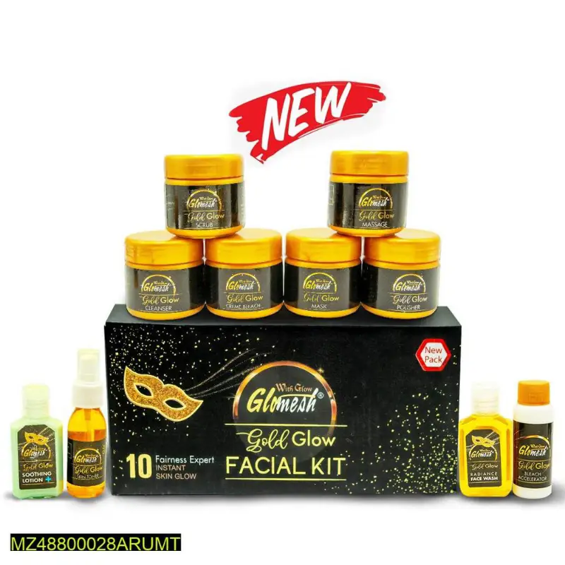 10 in 1 Gold Facial Kit