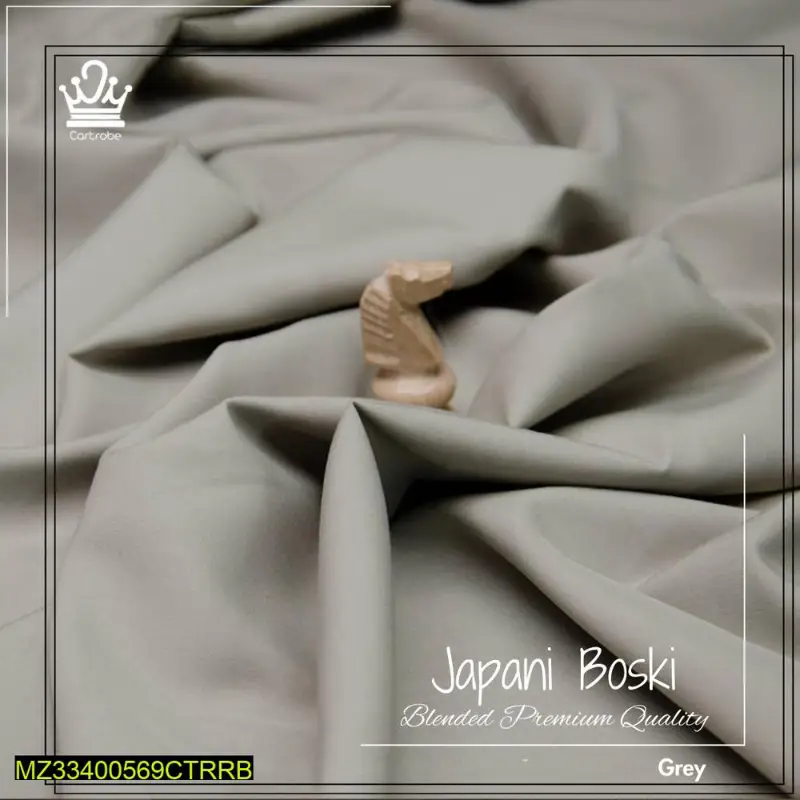 Men's Unstitched Boski plain suit