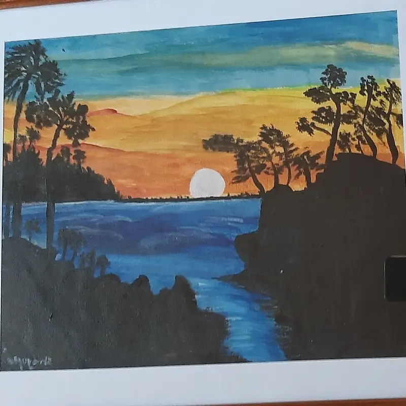 Sunset painting