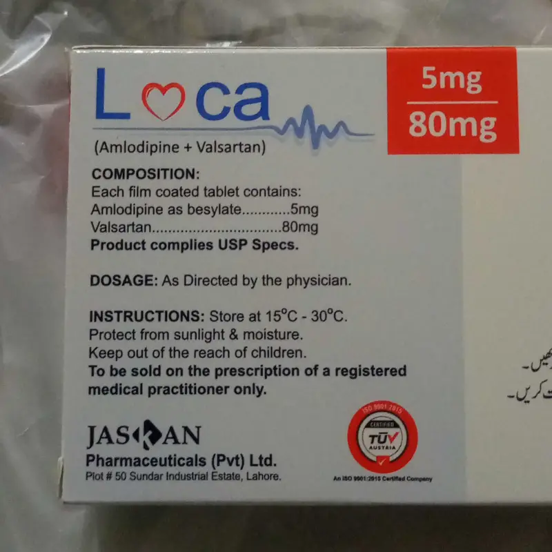 TAB LOCA 10/160   AMLODIPINE+ VELSARTAN ONE TABLET
