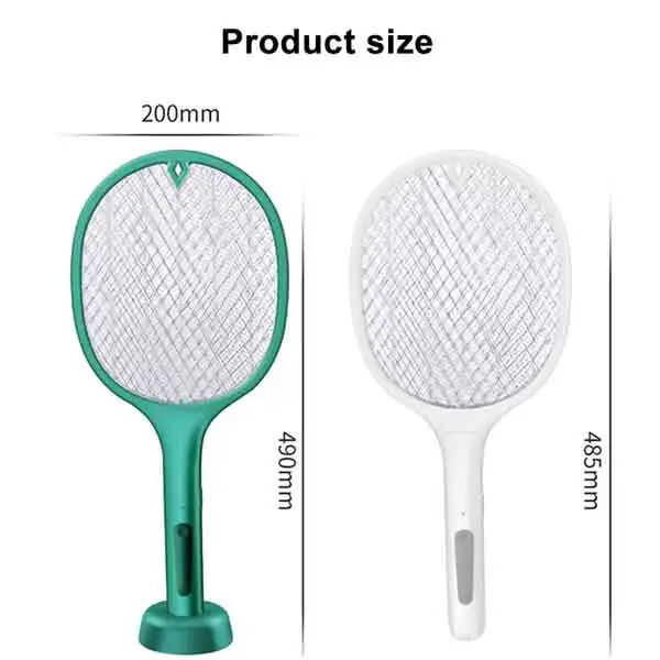 2 in 1 Mosquito Swatter Racket UV Mosquito Killer Night Lamp